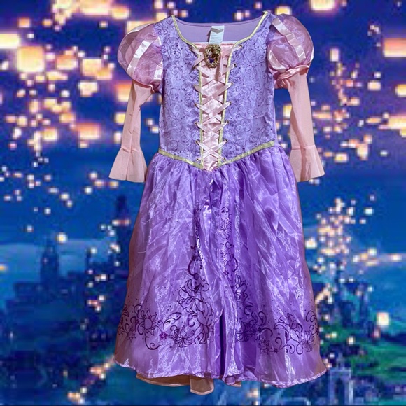 Disney Princess Rapunzel Dress Child Medium 7-8